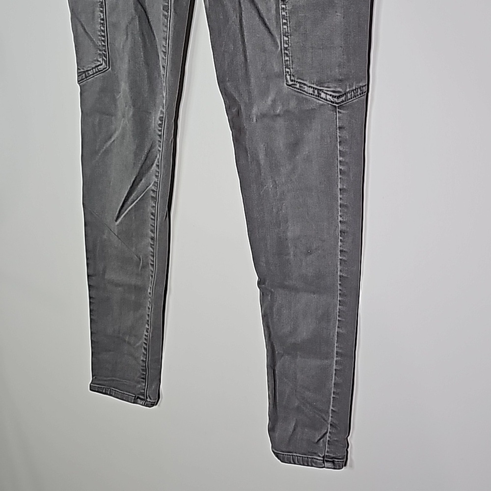 American Eagle next level stretch size 4 gray high rise jeggings - Picture 3 of 8